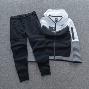 CONJUNTO -  NK Tech Fleece  - CINZA/PRETO