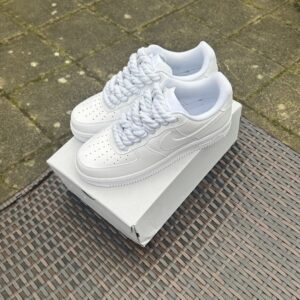 Tênis NK Air Force 1 White Lace