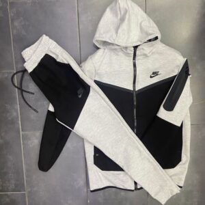 CONJUNTO -  NK Tech Fleece - CINZA/PRETO